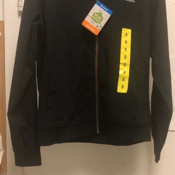 COLUMBIA Womens Black Full Zip Bomber Jacket NWT S - Picture 5 of 8